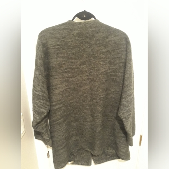 Russ Vintage Gray Button Up Cardigan  Long Sleeve - Picture 3 of 4